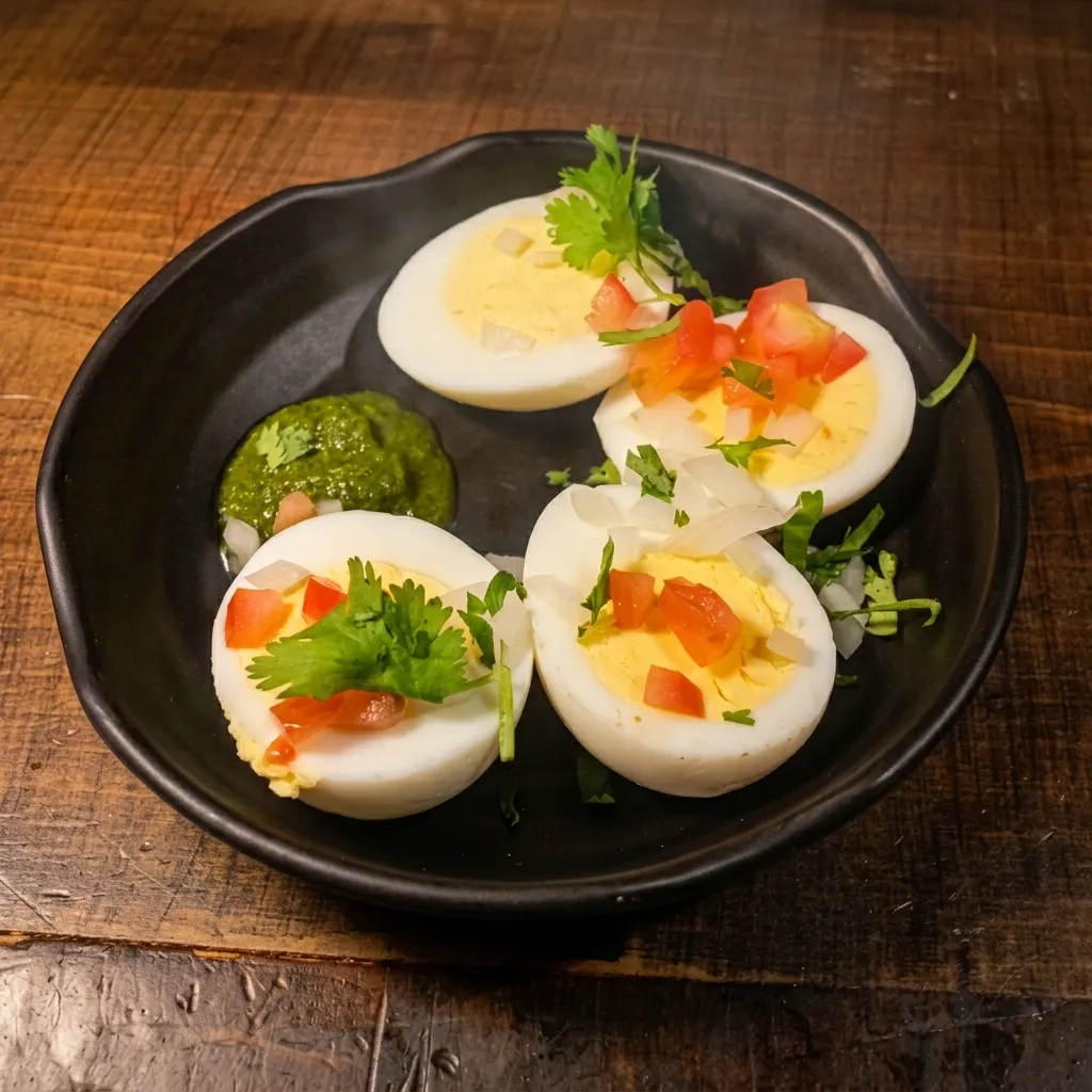 Boiled Egg at Mehfeel Indian Kitchen in Edmonton, AB