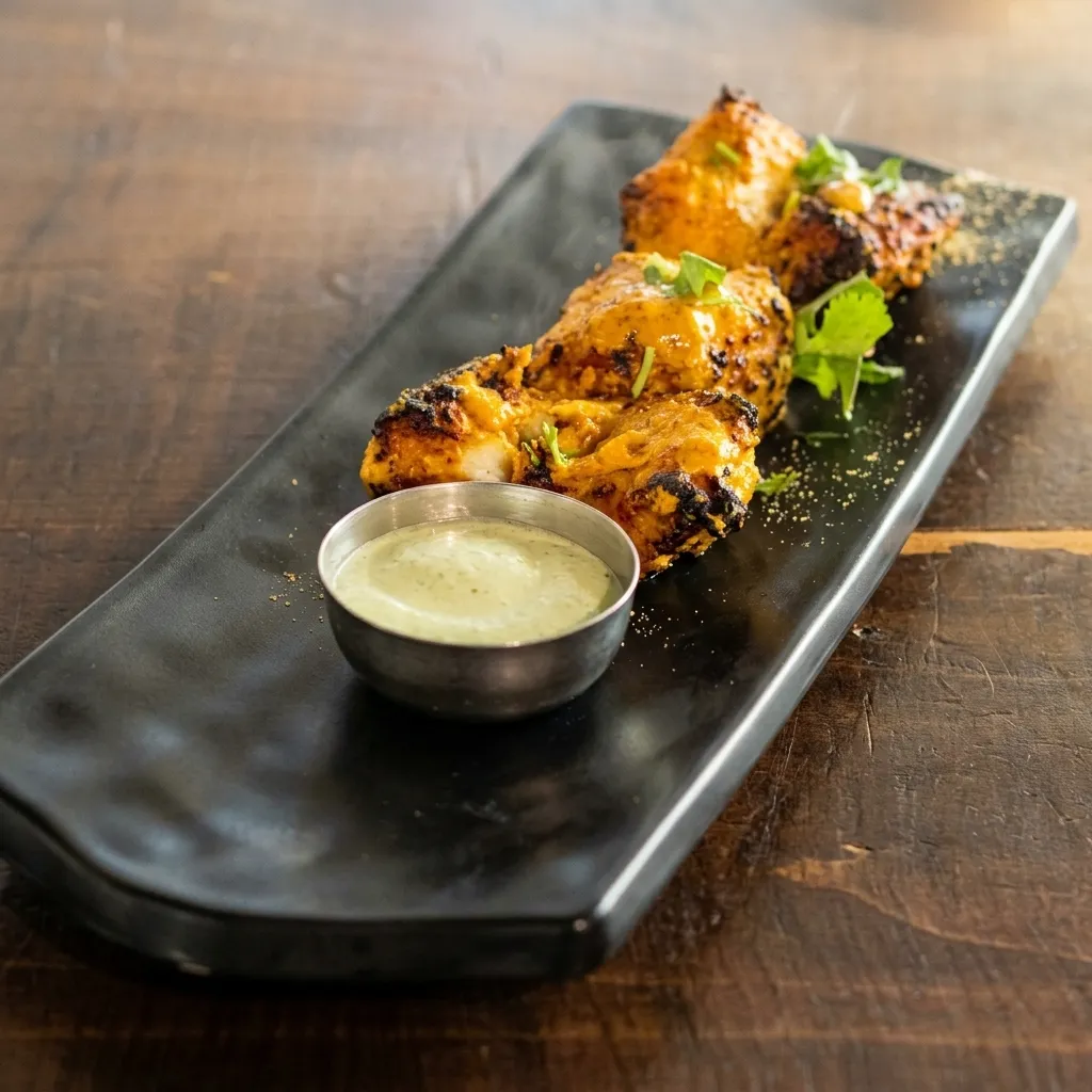 Fish Tikka at Mehfeel Indian Kitchen in Edmonton, AB