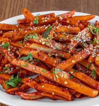 Honey Chilli Fries at Mehfeel Indian Kitchen in Edmonton, AB