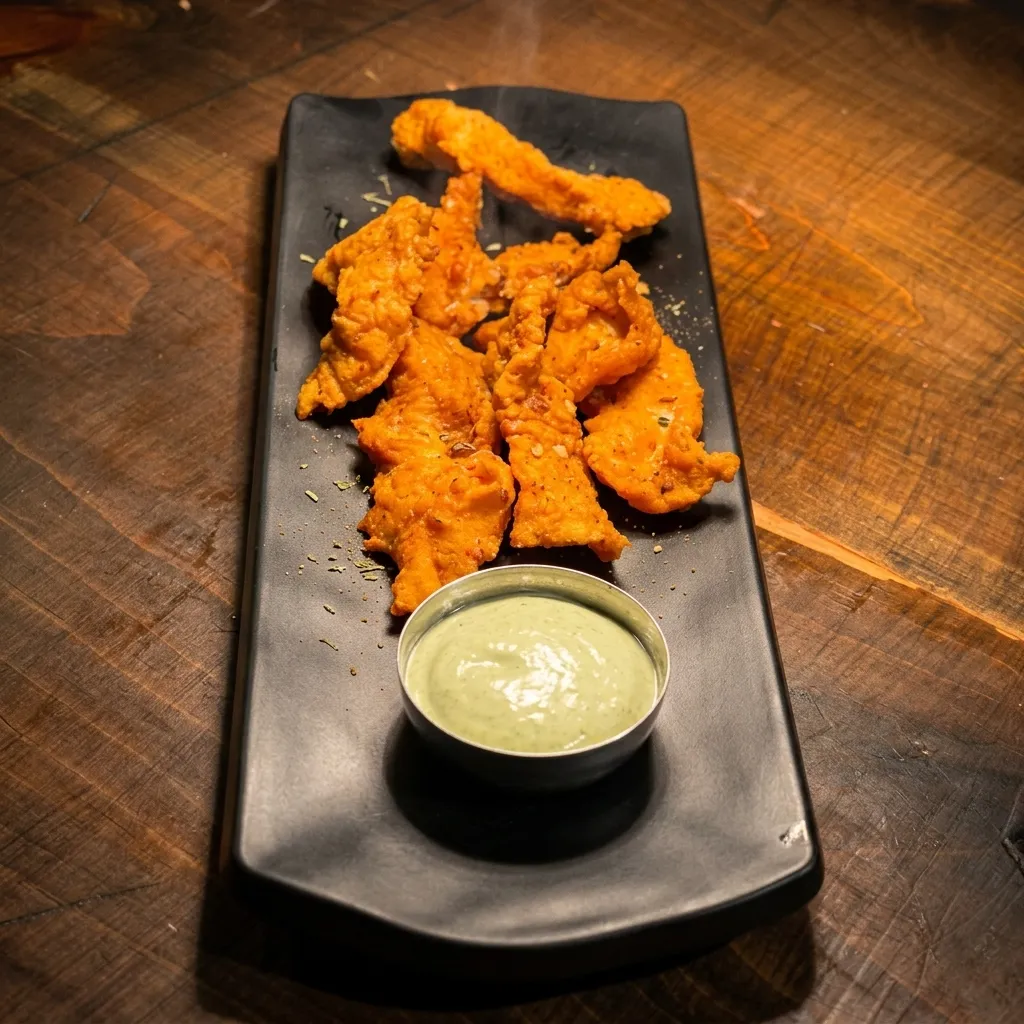 Fish pakora at Mehfeel Indian Kitchen, Edmonton