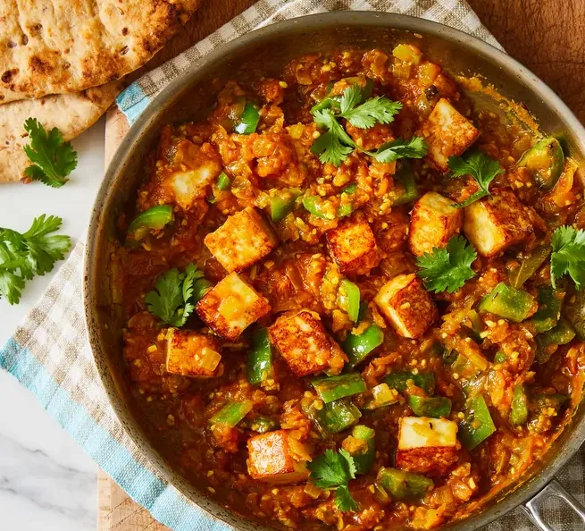 Kadhai paneer at Mehfeel Indian Kitchen, Edmonton