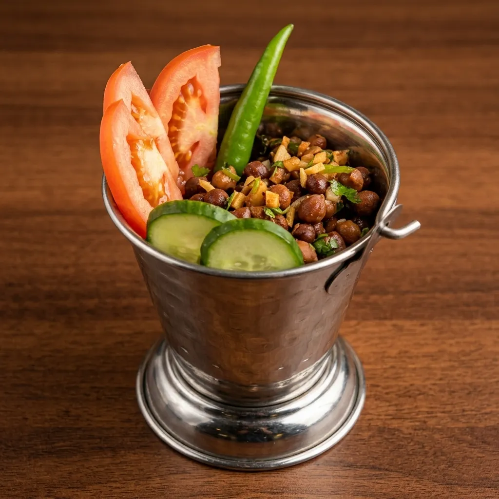 Kala chana masala at Mehfeel Indian Kitchen, Edmonton