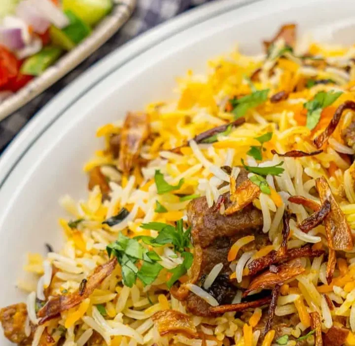 Lamb biryani at Mehfeel Indian Kitchen, south Edmonton